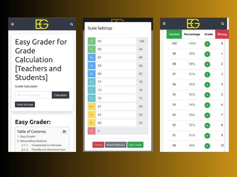 My Easy Grade