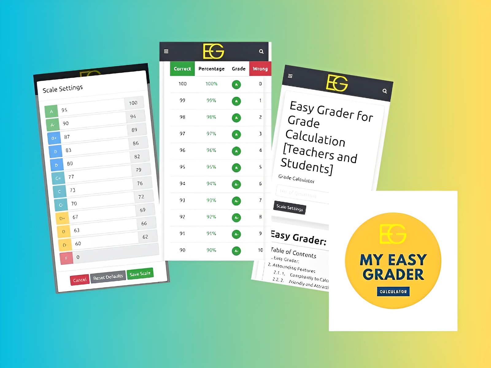 My Easy Grader – Simplify Grading to Boost Student Success!