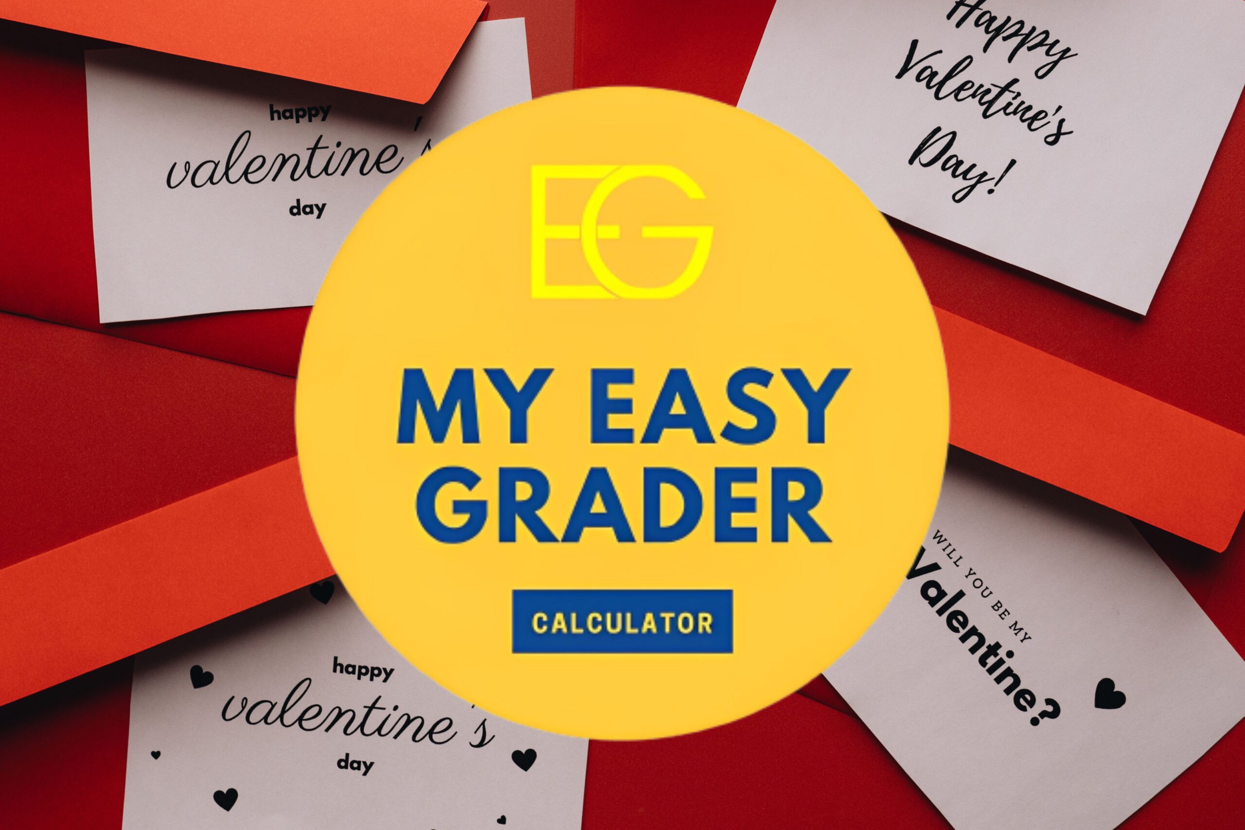 My Easy Grader Calculator for Valentines Card Projects